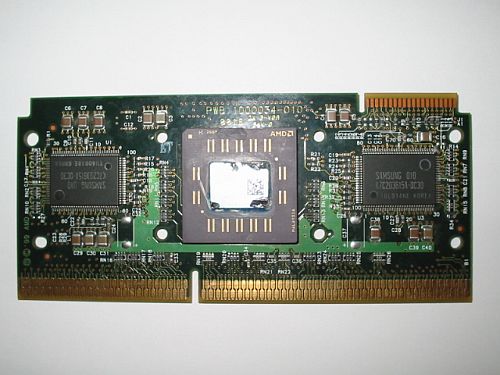 Внешний технологический разъем процессора Athlon