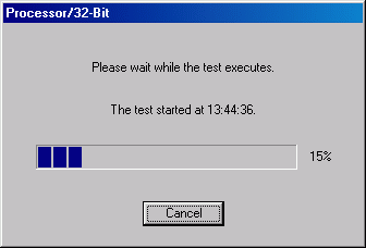 Пример тестирования процессора программой WinBench 99 